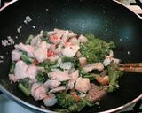 春っぽい★　菜の花と鶏肉のパスタ作り方5写真