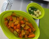 ココナッツオイル温野菜とキヌアのサラダ作り方4写真