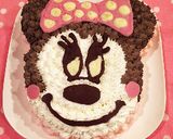 誕生日に♡ミニーちゃんケーキ作り方15写真