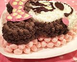 誕生日に♡ミニーちゃんケーキ作り方16写真