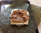 豚のしそ梅チーズおにぎらず作り方5写真