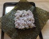 豚のしそ梅チーズおにぎらず作り方7写真