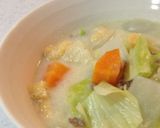 ❀白菜と油揚げの豆乳みそスープ❀作り方9写真