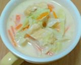❀白菜と油揚げの豆乳みそスープ❀作り方12写真