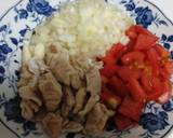 後片付けまで簡単♪モツトマト煮込みうどん作り方1写真