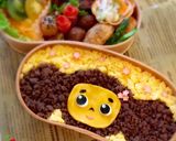 肉そぼろで簡単チェブラーシカ❦キャラ弁作り方6写真