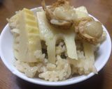 俺流！筍とベビー帆立の炊き込みご飯作り方8写真