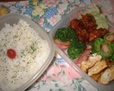 お弁当♪ハムに巻かれたブロッコリー＾＾作り方4写真