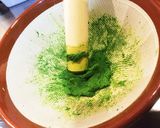 ヨモギ白玉粉だんごの冷やし汁粉作り方3写真