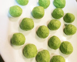 ヨモギ白玉粉だんごの冷やし汁粉作り方6写真