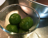 ヨモギ白玉粉だんごの冷やし汁粉作り方7写真