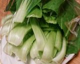 チンゲン菜のオイスターソースがけ作り方2写真
