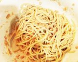 たった10分で！鮭フレークパスタ作り方3写真