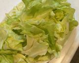 豆腐と春キャベツと舌平目の中華風炒め作り方1写真