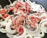 激ウマ新玉ねぎとお肉の白だしバター炒飯作り方2写真