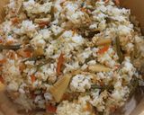 春♪我が家のフキごはん作り方7写真