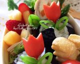 キャラ弁/デコ弁＊簡単♪チューリップ弁当作り方4写真