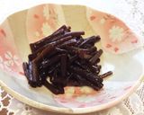 時間短縮！圧力鍋でフキの佃煮！作り方8写真