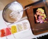 キャラ生デコプレート♡ラプンツェル作り方5写真