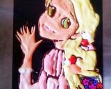 キャラ生デコプレート♡ラプンツェル作り方6写真