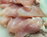 ほくほく食感の鷄むね肉と玉ねぎの卵とじ◆作り方2写真