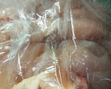 ほくほく食感の鷄むね肉と玉ねぎの卵とじ◆作り方3写真