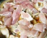 ほくほく食感の鷄むね肉と玉ねぎの卵とじ◆作り方5写真