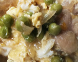 ほくほく食感の鷄むね肉と玉ねぎの卵とじ◆作り方10写真