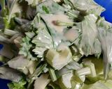 生セロリチーズキーモーサラダトースト！作り方10写真