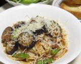 ナスとインゲンのミートソーススパゲティ作り方5写真