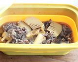 レンジで簡単★筍と牛肉の旨煮作り方4写真