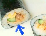 キンパ(韓国風のり巻き)っぽい 太巻き作り方13写真