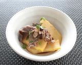 レンジで簡単★筍と牛肉の旨煮作り方5写真