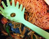 麺張り付き防止☆ミニトマトナポリタン作り方8写真