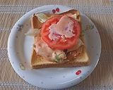 某有名バーガー風オープンサンド作り方3写真
