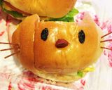 バターロールで簡単♡ネコサンド♡作り方7写真