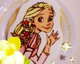 キャラ生デコプレート♡ラプンツェル作り方10写真