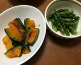 焼きアスパラとカボチャのタルティーヌ作り方4写真