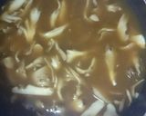 ダイエット朝食！舞茸のカレースープ作り方6写真