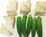 じゃがいもと厚揚げ、おくらのほっこり煮物作り方2写真