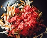 簡単な牛肉ごぼう炊きこみご飯作り方2写真