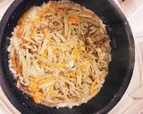簡単な牛肉ごぼう炊きこみご飯作り方5写真