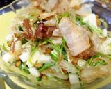 簡単 水菜のネバネバサラダ作り方4写真