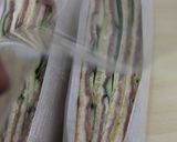 薄いハムサンド作り方31写真