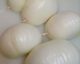 ♪新玉ねぎのそぼろ煮♪作り方1写真