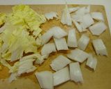 白菜と大根のおみそ汁作り方3写真
