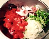 シェフ直伝！簡単、タコのサラダ 鉄板美味作り方3写真