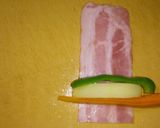 お弁当に　野菜のベーコン巻き作り方3写真