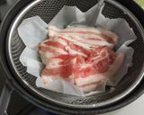 たたき山芋と豚のホクホク梅肉蒸し作り方3写真