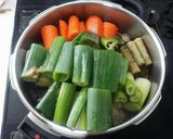 我が家の味♡̷野菜が主役の豚の角煮作り方3写真